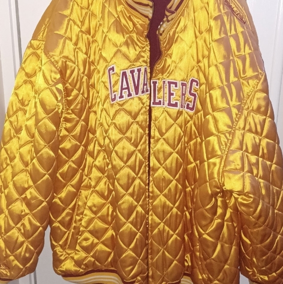 Cleveland Cavaliers Reversible Wool Jacket / Coat With Matching Snapback - Picture 5 of 9